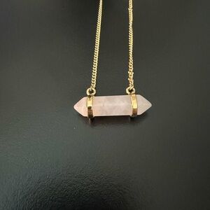 Park Lane Rose Quartz Pendant Necklace